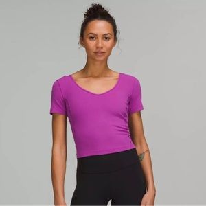 Lululemon Align T-shirt in Plum Pink